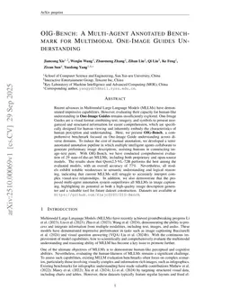 OIG-Bench: A Multi-Agent Annotated Benchmark for Multimodal One-Image Guides Understanding