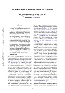 PrimeX: A Dataset of Worldview, Opinion, and Explanation