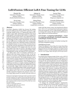 LoRAFusion: Efficient LoRA Fine-Tuning for LLMs