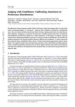 Judging with Confidence: Calibrating Autoraters to Preference Distributions
