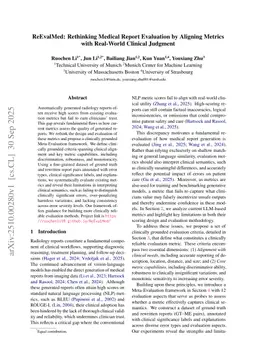 ReEvalMed: Rethinking Medical Report Evaluation by Aligning Metrics with Real-World Clinical Judgment