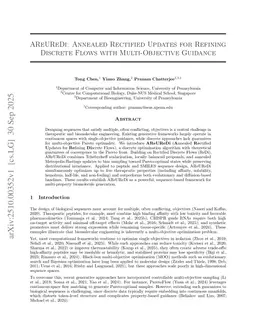 AReUReDi: Annealed Rectified Updates for Refining Discrete Flows with Multi-Objective Guidance