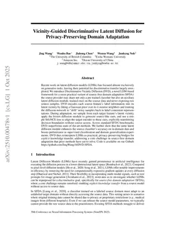 Vicinity-Guided Discriminative Latent Diffusion for Privacy-Preserving Domain Adaptation