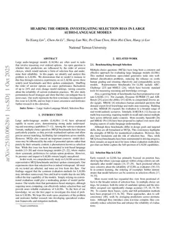 Hearing the Order: Investigating Selection Bias in Large Audio-Language Models