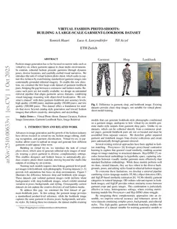 Virtual Fashion Photo-Shoots: Building a Large-Scale Garment-Lookbook Dataset