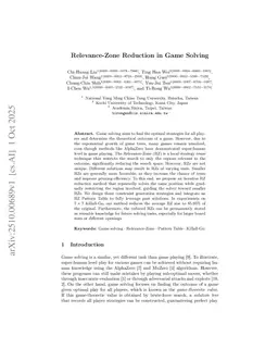 Relevance-Zone Reduction in Game Solving