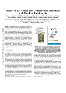 Inclusive Easy-to-Read Generation for Individuals with Cognitive Impairments