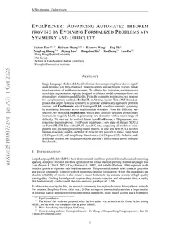 EvolProver: Advancing Automated Theorem Proving by Evolving Formalized Problems via Symmetry and Difficulty
