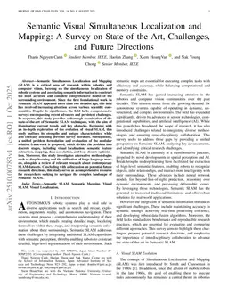 Semantic Visual Simultaneous Localization and Mapping: A Survey on State of the Art, Challenges, and Future Directions