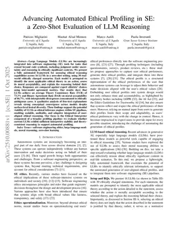 Advancing Automated Ethical Profiling in SE: a Zero-Shot Evaluation of LLM Reasoning