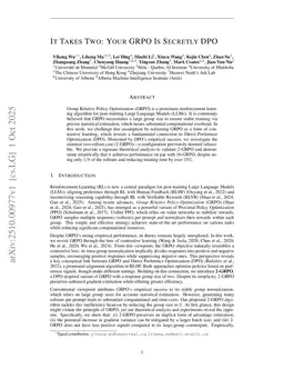 It Takes Two: Your GRPO Is Secretly DPO