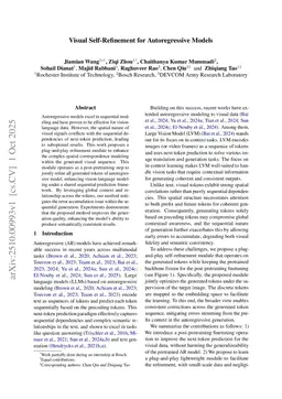 Visual Self-Refinement for Autoregressive Models