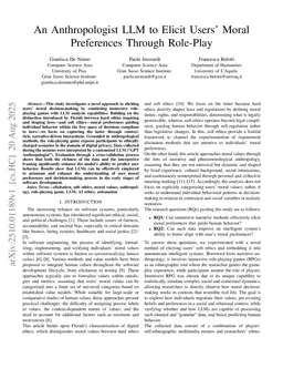 An Anthropologist LLM to Elicit Users' Moral Preferences through Role-Play