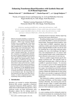 Enhancing Transformer-Based Rerankers with Synthetic Data and LLM-Based Supervision
