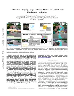 VENTURA: Adapting Image Diffusion Models for Unified Task Conditioned Navigation
