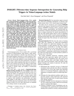 INSIGHT: INference-time Sequence Introspection for Generating Help Triggers in Vision-Language-Action Models