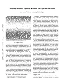 Designing Inferable Signaling Schemes for Bayesian Persuasion