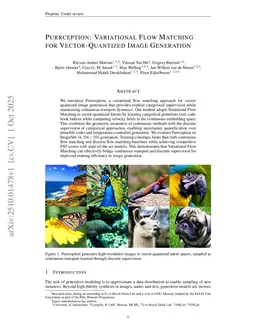 Purrception: Variational Flow Matching for Vector-Quantized Image Generation