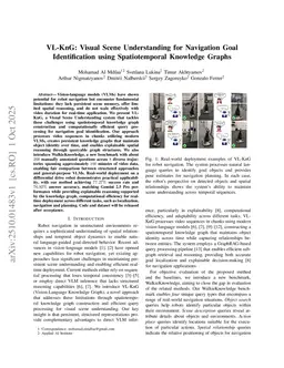 VL-KnG: Persistent Spatiotemporal Knowledge Graphs from Egocentric Video for Embodied Scene Understanding