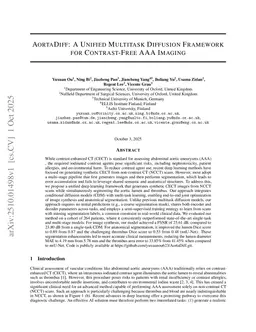 AortaDiff: A Unified Multitask Diffusion Framework For Contrast-Free AAA Imaging