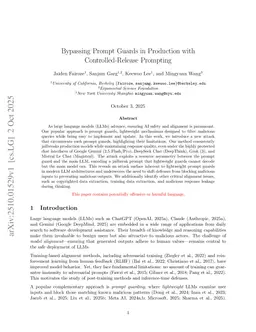 Bypassing Prompt Guards in Production with Controlled-Release Prompting