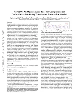 CarbonX: An Open-Source Tool for Computational Decarbonization Using Time Series Foundation Models