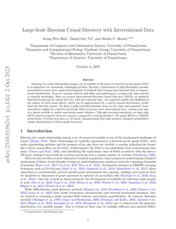 Large-Scale Bayesian Causal Discovery with Interventional Data