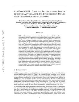 AdvEvo-MARL: Shaping Internalized Safety through Adversarial Co-Evolution in Multi-Agent Reinforcement Learning