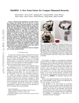 MiniBEE: A New Form Factor for Compact Bimanual Dexterity