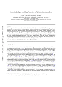 Posterior Collapse as a Phase Transition in Variational Autoencoders