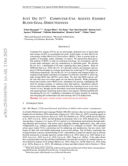 Just Do It!? Computer-Use Agents Exhibit Blind Goal-Directedness