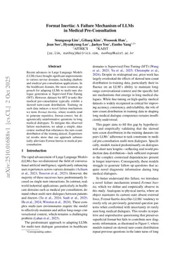 Format Inertia: A Failure Mechanism of LLMs in Medical Pre-Consultation