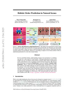 Holistic Order Prediction in Natural Scenes