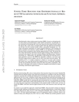 Convergence of Distributionally Robust Q-Learning with Linear Function Approximation
