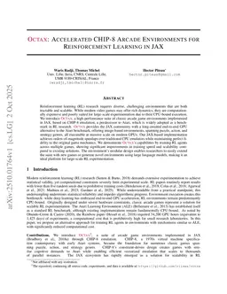 Octax: Accelerated CHIP-8 Arcade Environments for Reinforcement Learning in JAX