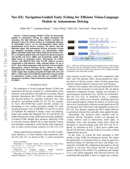 Nav-EE: Navigation-Guided Early Exiting for Efficient Vision-Language Models in Autonomous Driving