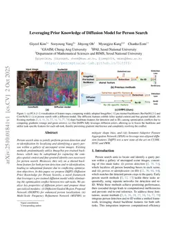 Leveraging Prior Knowledge of Diffusion Model for Person Search