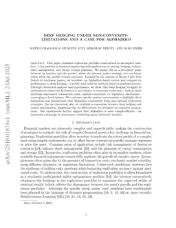 Deep Hedging Under Non-Convexity: Limitations and a Case for AlphaZero