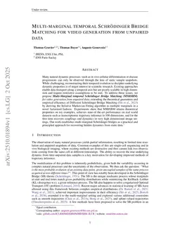 Multi-marginal temporal Schrödinger Bridge Matching from unpaired data
