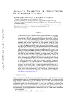 Normality Calibration in Semi-supervised Graph Anomaly Detection