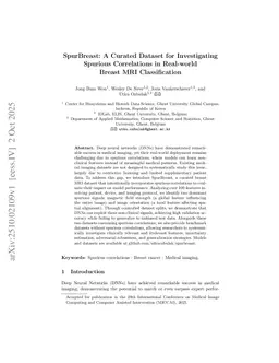 SpurBreast: A Curated Dataset for Investigating Spurious Correlations in Real-world Breast MRI Classification