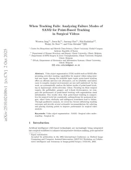 When Tracking Fails: Analyzing Failure Modes of SAM2 for Point-Based Tracking in Surgical Videos