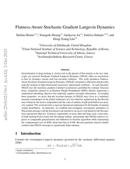 Flatness-Aware Stochastic Gradient Langevin Dynamics