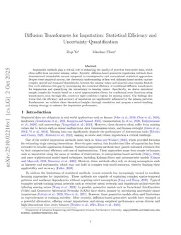 Diffusion Transformers for Imputation: Statistical Efficiency and Uncertainty Quantification