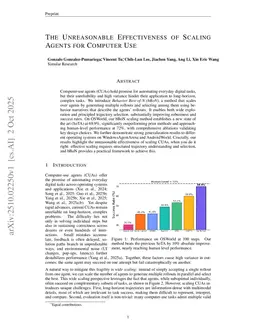 The Unreasonable Effectiveness of Scaling Agents for Computer Use
