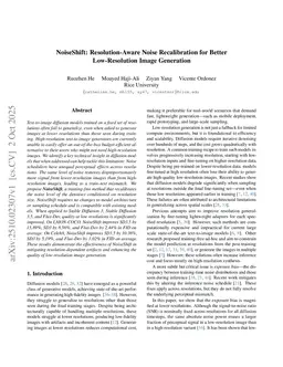 NoiseShift: Resolution-Aware Noise Recalibration for Better Low-Resolution Image Generation