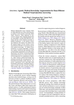 AMANDA: Agentic Medical Knowledge Augmentation for Data-Efficient Medical Visual Question Answering