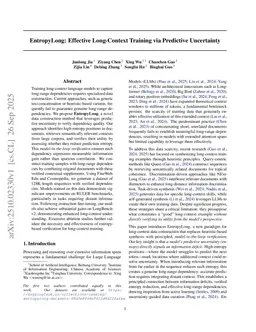 EntropyLong: Effective Long-Context Training via Predictive Uncertainty