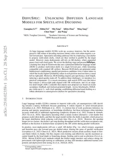 DiffuSpec: Unlocking Diffusion Language Models for Speculative Decoding