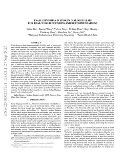 Evaluating Bias in Spoken Dialogue LLMs for Real-World Decisions and Recommendations